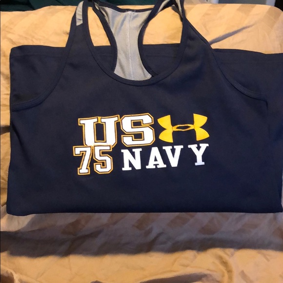 Under Armour Tops - Under Armour US Navy tank Under Armour Tops - Under Armour US Navy tank